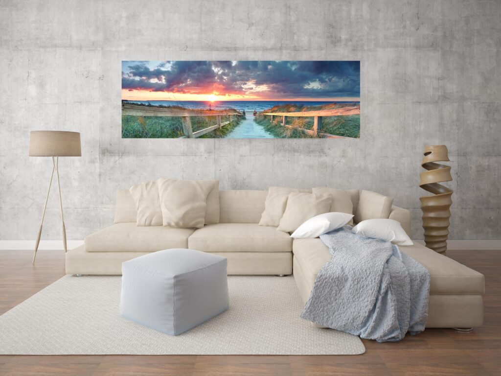 Acrylglasbild Ostfriesland Düne - Weg zum Strand-Raum