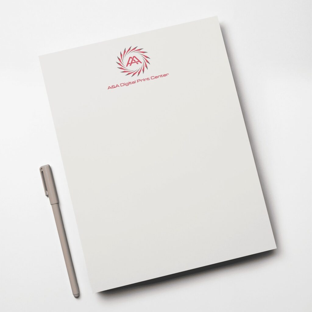 Briefpapier einseitig drucken