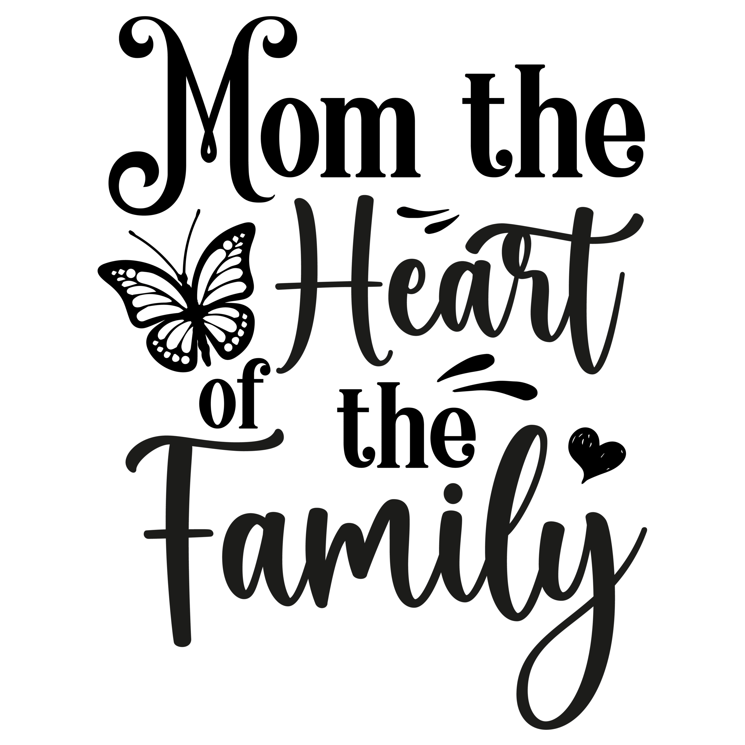 Mom the heart of the family-01