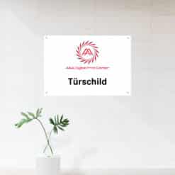 Türschild drucken – Individuell, wetterfest & hochwertig